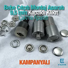 Klikıt Kalıbı - Kapaklı Klikıt 9,5 Çakma Aparatı KLP0092