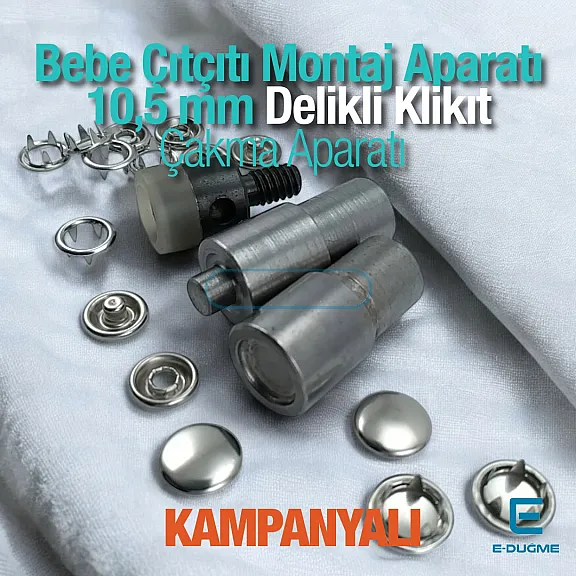 Klikıt Kalıbı - Kapaklı Klikıt 10,5 Çakma Aparatı KLP0093
