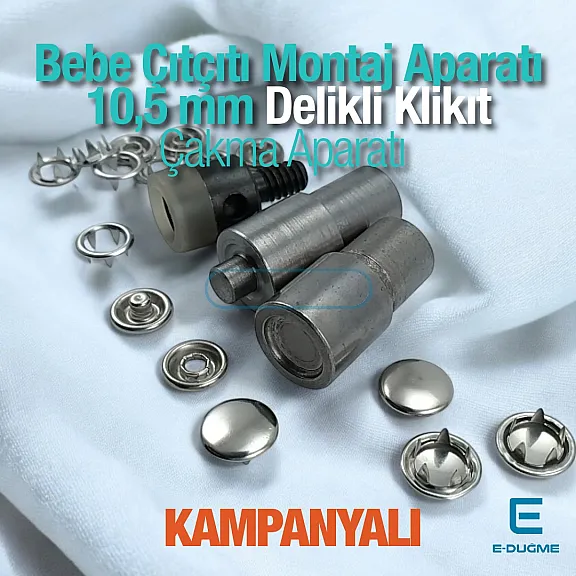 Klikıt Kalıbı - Kapaklı Klikıt 10,5 Çakma Aparatı KLP0093