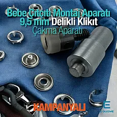 Klikıt Kalıbı - Delikli Klikıt 9,5 Çakma Aparatı KLP0095