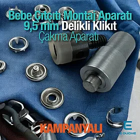 Klikıt Kalıbı - Delikli Klikıt 9,5 Çakma Aparatı KLP0095