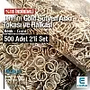 Bra Strap Adjustment Buckle Gold 10 mm and Ring 500 pcs/Pack PBT0006PROMO