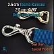 2.5 cm 0.98" Collar Hook - Sailor Hook - Spring Swivel Hook Special Metal Plating GZ0025TS
