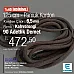Braided Cord 130 cm - 1,42 yd Cotton Brown PROMO PROMOYKRD00Brown