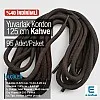 Braided Cord 130 cm - 1,42 yd Cotton Brown PROMO PROMOYKRD00Brown