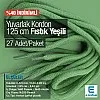Braided Cord 130 cm - 1,42 yd Cotton Pistachio Green PROMO PROMOYKRD00PFGreen