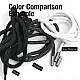 Braided Cord 130 cm - 1,42 yd Cotton Black Tres Cord 100 Pcs YKRD00PBlack