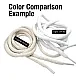 Braided Cord 130 cm - 1,42 yd Cotton Optic White Tres Cord 100 Pcs YKRD00PAbej