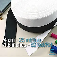 Dokuma Lastik 4 cm - 25 mt/Rulo DOKL00040