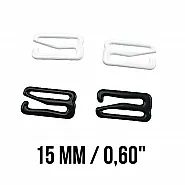 15 mm Sütyen Kancası Metal Naylon Kaplı PIR750015