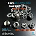 15 mm Alfa Snap Button Black Nickel Brass Snap Button 250 Pcs/ Pack  C0001PRPROMO