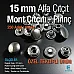 15 mm Alfa Çıt çıt Düğme Black Nikel Pirinç Çıtçıt Düğme 250 Ad/ Pack C0001PRPROMO