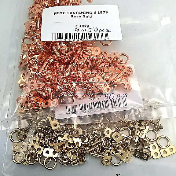 Hook and Eye Loop 10 mm 50 Pieces Ball Stud Sample Package E 1879 PROMO