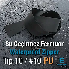 Su Geçirmez Fermuar T10 Şerit Fermuar PU ZP00SERITT10PU