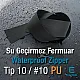 Su Geçirmez Fermuar T10 Şerit Fermuar PU ZP00SERITT10PU