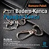 20 mm 0,79" Spring Hook - Almond Hook - Parrot Hook (100 Pieces/Pack) S24696