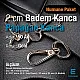 20 mm Yay Kanca - Badem Kanca - Papağan Kanca (100 Adet/Paket) S24696