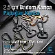 Papağan Kanca - 25 mm Badem Kanca - Yaylı Döner Kanca (100 Adet/Paket) S24699