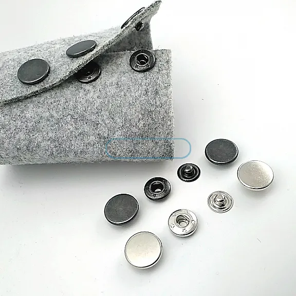 Çift Taraflı Çıtçıt Düğme 15 mm Çıt Çıt Düğme Para Tipi 4'lü Takım ERCB0015PR2K