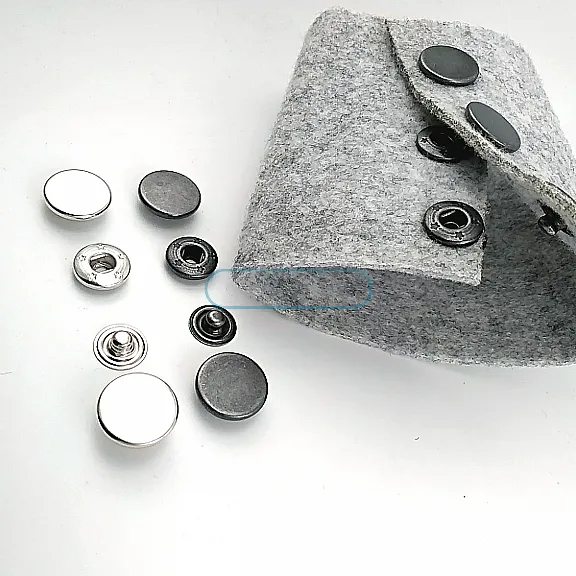 Çift Taraflı Çıtçıt Düğme 15 mm Çıt Çıt Düğme Para Tipi 4'lü Takım ERCB0015PR2K
