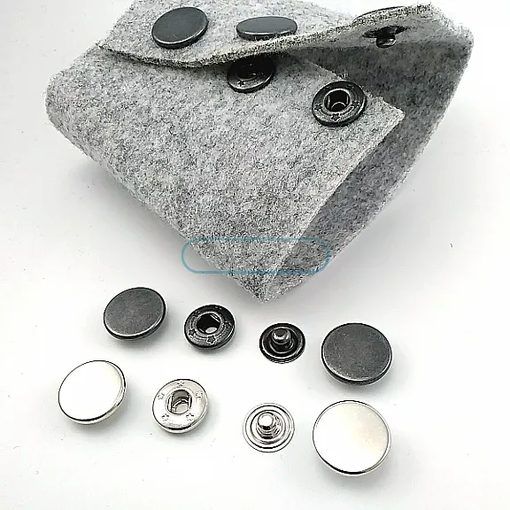 Çift Taraflı Çıtçıt Düğme 15 mm Çıt Çıt Düğme Para Tipi 4'lü Takım ERCB0015PR2K