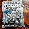 Alfa Çıtçıt Düğme 17 mm Paslanmaz Çelik Çıtçıt Düğme 75 Adet/Paket C0001P17PK