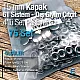 61 Snap Fasteners 15 mm Stainless Steel Snap Fastener 75 Pcs/Pack C0004P15PK
