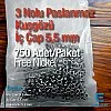 3 Nolu Paslanmaz Kuşgözü İç Çap 5,5 mm 1000 Ad/Paket ER0003PPK
