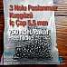 3 Nolu Paslanmaz Kuşgözü İç Çap 5,5 mm 1000 Ad/Paket ER0003PPK