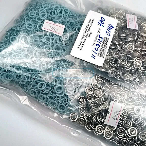 8 mm Bebe Çıt Çıtı 250 Adet Bebe Mavisi Klikıt Çıtçıt ERBCLK0008PRLB