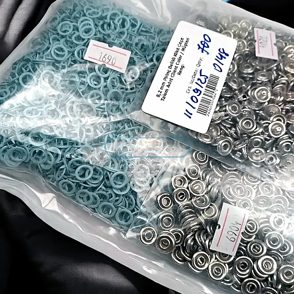 8 mm Bebe Çıt Çıtı 250 Adet Bebe Mavisi Klikıt Çıtçıt ERBCLK0008PRLB