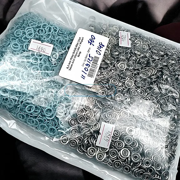 8 mm Bebe Çıt Çıtı 250 Adet Bebe Mavisi Klikıt Çıtçıt ERBCLK0008PRLB