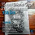 Dikme Çıtçıt Düğme 15 mm 24 boy Paslanmaz Çelik 150 Adet/Paket Dört Delikli ERD150P4PK