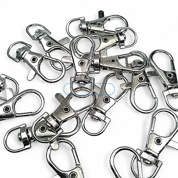 Keychain Hook - 10 mm 0,4"Paris Hook Spring Swivel Hooks - Parrot Hook (50 Pcs / Pack) A 578PROMO