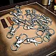Keychain Hook - 10 mm 0,4"Paris Hook Spring Swivel Hooks - Parrot Hook (50 Pcs / Pack) A 578PROMO