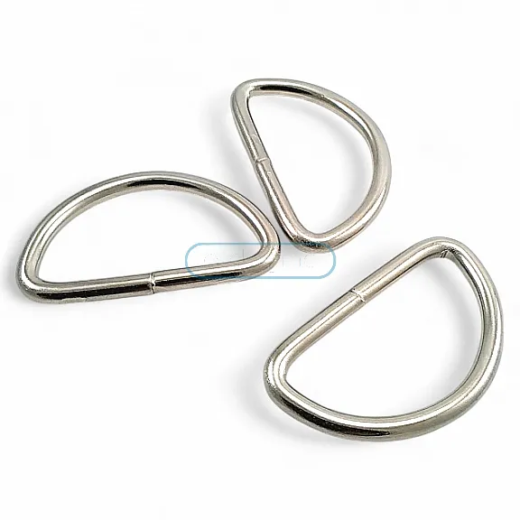 5 cm / 2" Iron D Buckle - Welded D Adjustment Buckle AL004210