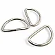 5 cm / 2" Iron D Buckle - Welded D Adjustment Buckle AL004210