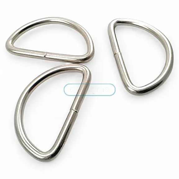 5 cm / 2" Iron D Buckle - Welded D Adjustment Buckle AL004210