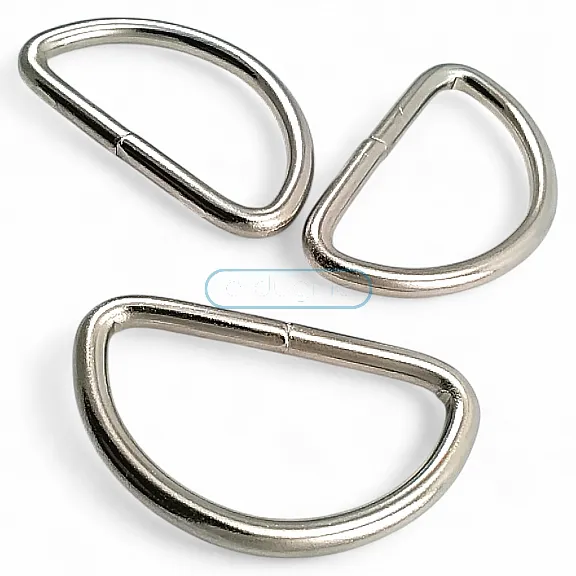 5 cm / 2" Iron D Buckle - Welded D Adjustment Buckle AL004210