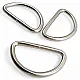 5 cm / 2" Iron D Buckle - Welded D Adjustment Buckle AL004210