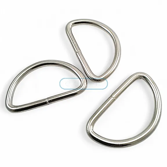 5 cm / 2" Iron D Buckle - Welded D Adjustment Buckle AL004210
