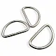 5 cm / 2" Iron D Buckle - Welded D Adjustment Buckle AL004210