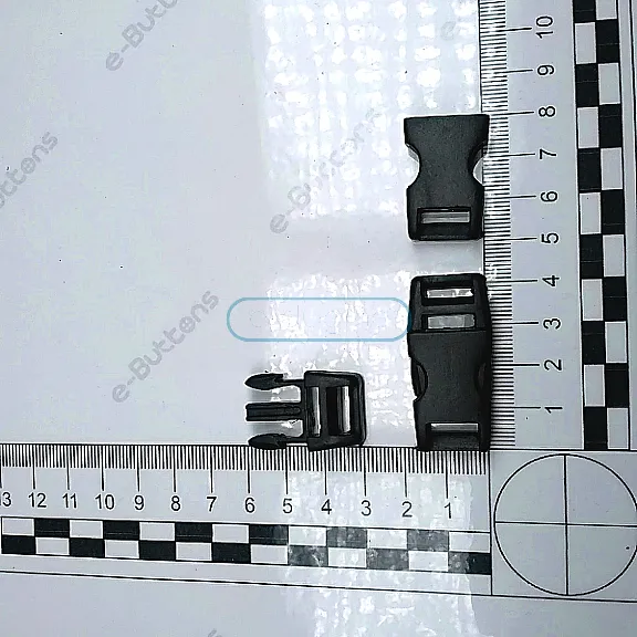 1 cm Geçmeli Plastik Palaska Tokası - Kilit Geçmeli Plastik Toka AL005492