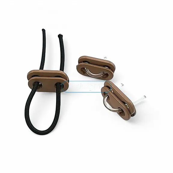 Metal Stoper İki Delikli 5,5 mm Delik Çaplı Şık ve Estetik Model - Zamak Stoper CGT0005