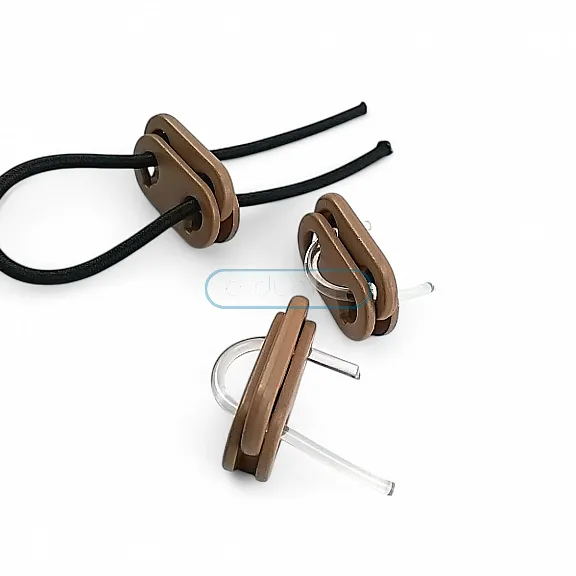 Metal Stoper İki Delikli 5,5 mm Delik Çaplı Şık ve Estetik Model - Zamak Stoper CGT0005