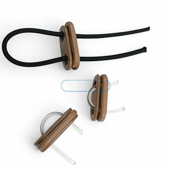 Metal Stoper İki Delikli 5,5 mm Delik Çaplı Şık ve Estetik Model - Zamak Stoper CGT0005