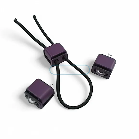 Cube Stopper Two Holes 4 mm 0,16" Hole Diameter Top Press - Elegant and Aesthetic Model Stopper CGT0009