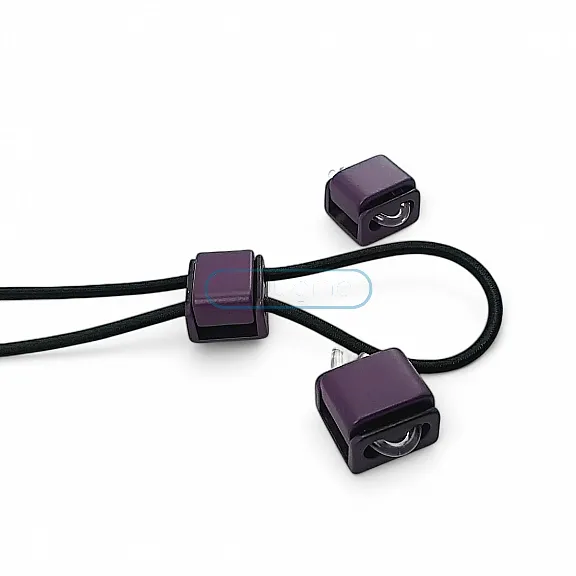 Cube Stopper Two Holes 4 mm 0,16" Hole Diameter Top Press - Elegant and Aesthetic Model Stopper CGT0009
