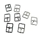 12 mm Shoe Buckle - 1.2 cm - 0,47" Metal Buckle E 2262