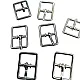 12 mm Shoe Buckle - 1.2 cm - 0,47" Metal Buckle E 2262